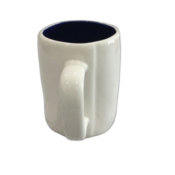 Rae Dunn Artisan Collection HIS Ceramic Embossed Mug. Dishwasher Safe - Picture 3 of 8